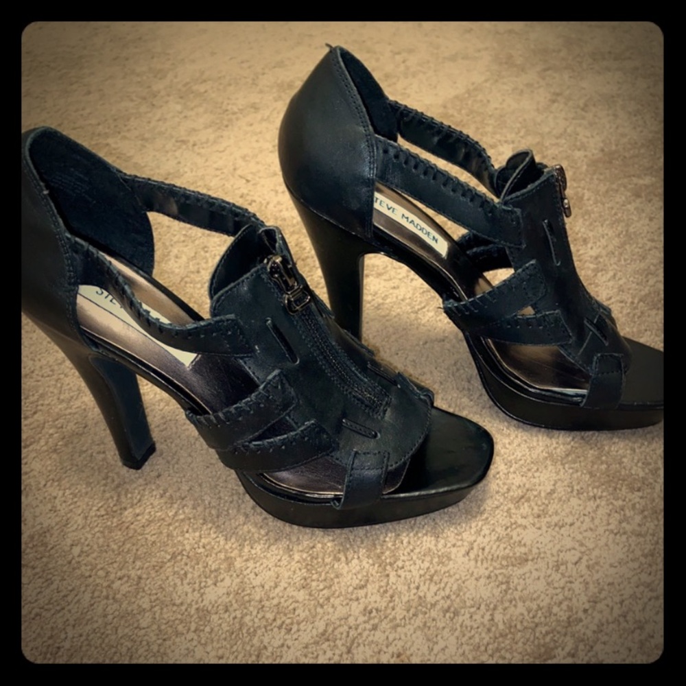 Black Steve Madden heels